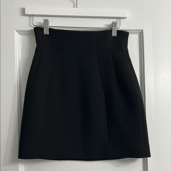 & Other Stories Black A-Line Skirt - Picture 2 of 6